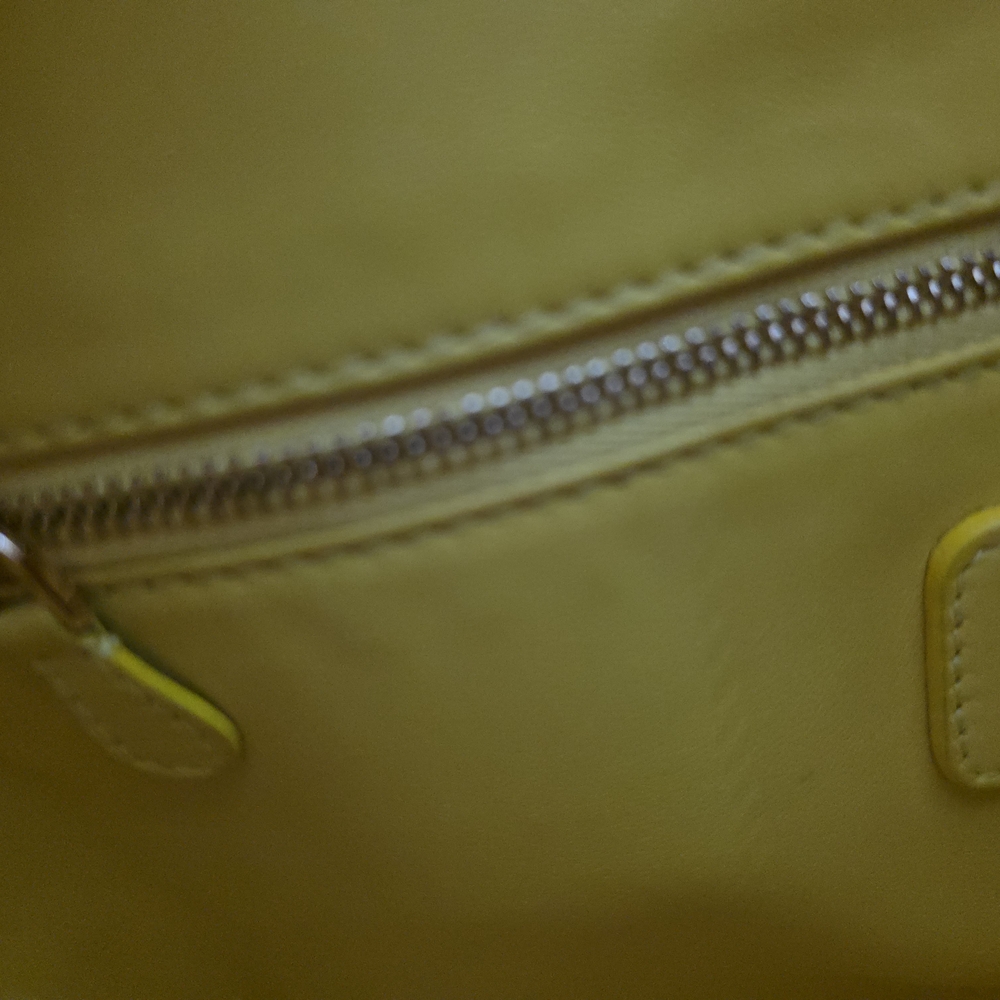 Vibrant Yellow and Blue Satchel with Red Details - Picture 8 of 16